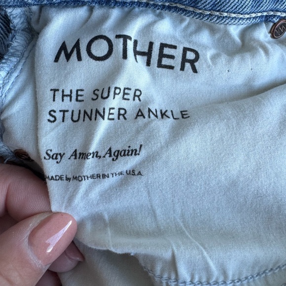 Mother Superior The Super Stunner Ankle Jeans in Say Amen, Again size 27 or 4 - Picture 5 of 15
